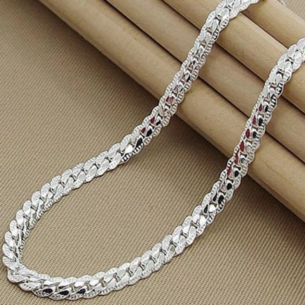 NEW 20'' 925 Sterling Silver Braided Snake Chain - Picture 6 of 9